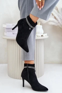 Botki Ocieplane|Czarne Botki><noscript><img width=