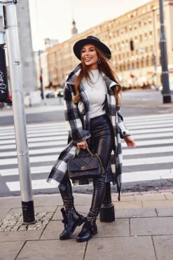 New Ocieplane Botki Z Metalowymi Perełkami I Wstążką Czarne Perla Damskie Botki Sznurowane|Czarne Botki