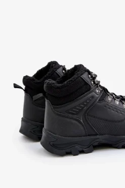 Obuwie Trekkingowe Męskie></noscript>Evento Ocieplane Buty Trekkingowe Męskie Czarne Loreinae Czarny