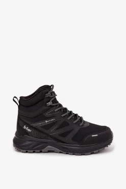 Clearance Ocieplane Buty Trekkingowe Męskie LCJ-25-01-3711 Czarne Męskie Obuwie Trekkingowe Męskie|Obuwie Sportowe Męskie