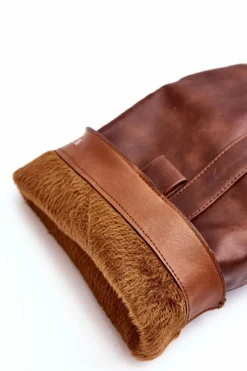 Kozaki Przed Kolano|Kozaki Na Obcasie></noscript>Boto Ocieplane Damskie Kozaki Przed Kolano Na Słupku Brązowe Genzani