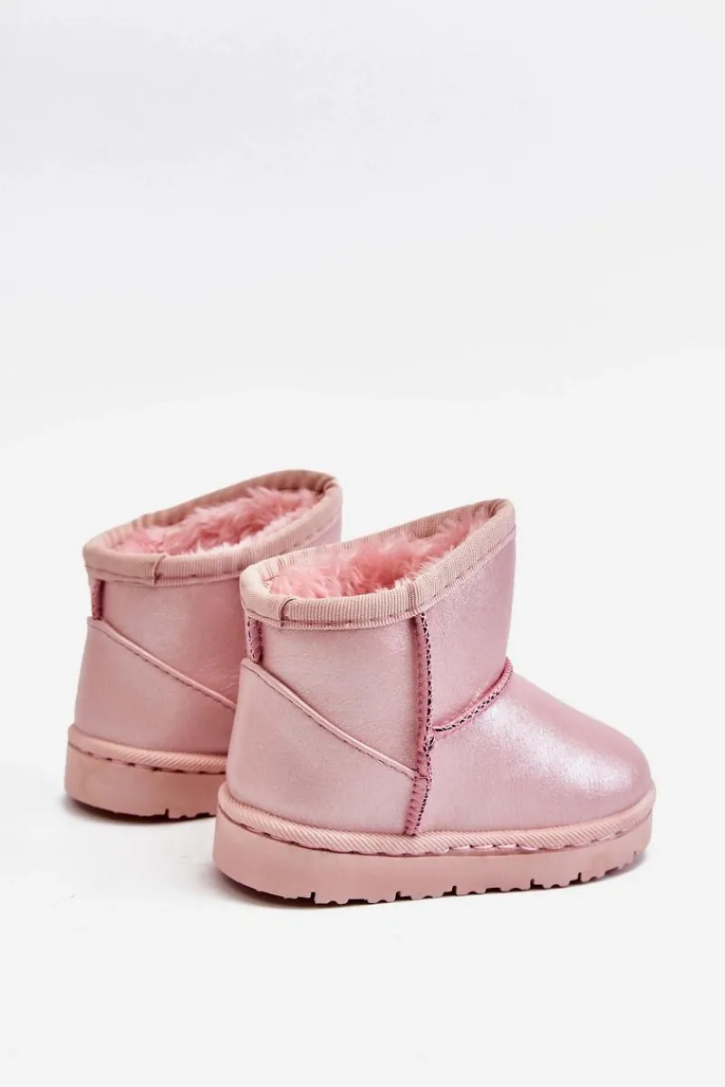 Best Ocieplane Dziecięce Botki Śniegowce Różowe Scooby Dzieci Dziewczęce|Chłopięce