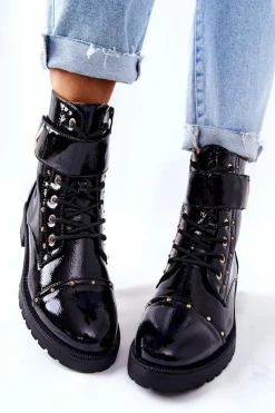 Botki Sznurowane|Botki Zimowe Damskie><noscript><img width=