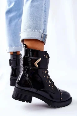 Botki Sznurowane|Botki Zimowe Damskie><noscript><img width=