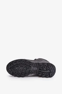 Clearance Ocieplane Lekkie Męskie Buty Trekkingowe McBraun Czarne Męskie Obuwie Trekkingowe Męskie