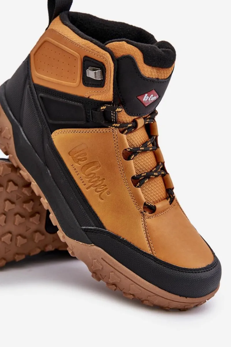 Lee Cooper Ocieplane Męskie Buty Trekkingowe LCJ-24-01-2938 Camel