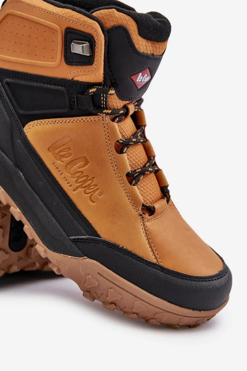 Lee Cooper Ocieplane Męskie Buty Trekkingowe LCJ-24-01-2938 Camel