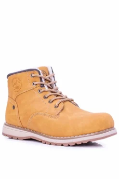 Obuwie Trekkingowe Męskie>Boto Ocieplane Męskie Buty Trekkingowe Z Polarem Camel Gladio