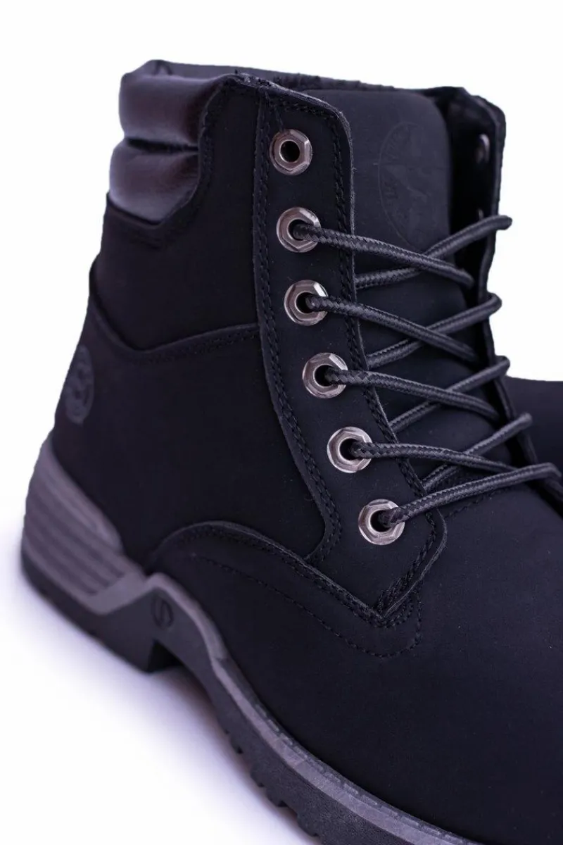 Obuwie Trekkingowe Męskie>Boto Ocieplane Męskie Czarne Trapery Smith's Endurance