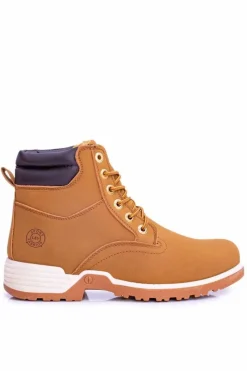 New Ocieplane Męskie Trapery Camel Smith's Endurance Męskie Obuwie Trekkingowe Męskie