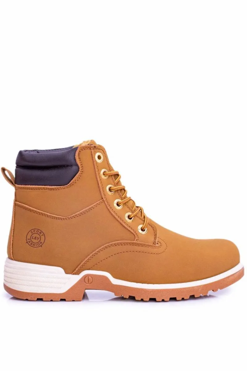 New Ocieplane Męskie Trapery Camel Smith's Endurance Męskie Obuwie Trekkingowe Męskie