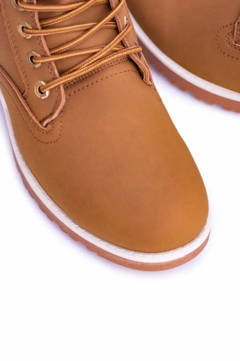 New Ocieplane Męskie Trapery Camel Smith's Endurance Męskie Obuwie Trekkingowe Męskie