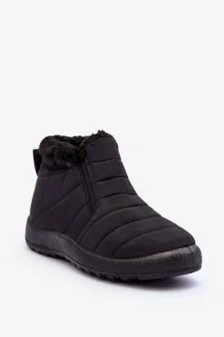 Online Ocieplane Niskie Damskie Śniegowce Czarne Enmore Damskie Śniegowce Damskie
