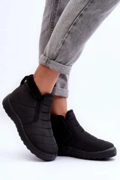 Online Ocieplane Niskie Damskie Śniegowce Czarne Enmore Damskie Śniegowce Damskie