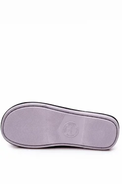 Hot Boto Ocieplane Papcie W Kratkę Czarno-Brązowe Blase