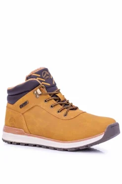New Boto Ocieplane Polarem Męskie Buty Trekkingowe Camel Preventi