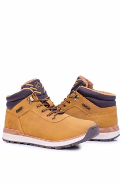 New Boto Ocieplane Polarem Męskie Buty Trekkingowe Camel Preventi