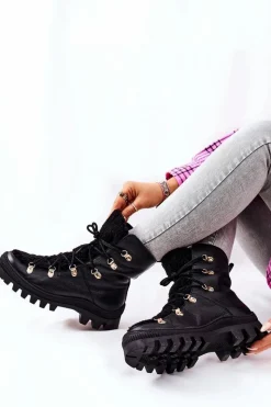 Damskie Trapery|Botki Sznurowane><noscript><img width=