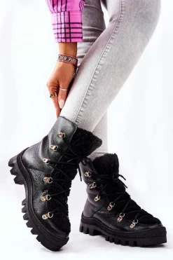 Damskie Trapery|Botki Sznurowane><noscript><img width=