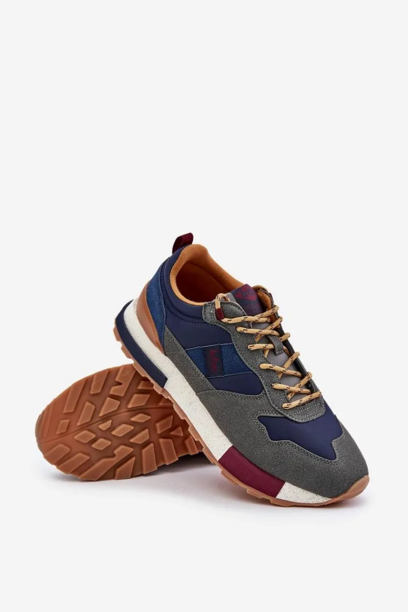 Discount Lee Cooper Ocieplane Sneakersy Męskie LCJ-24-03-3006 Szare