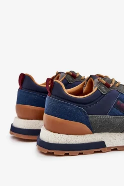 Discount Lee Cooper Ocieplane Sneakersy Męskie LCJ-24-03-3006 Szare