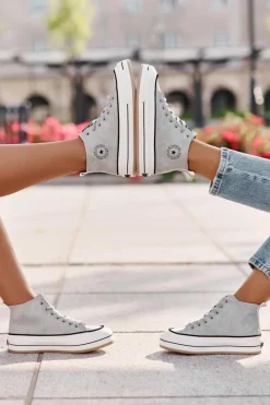 Best Big Star Shoes Ocieplane Trampki Damskie Na Platformie Eko Skórzane Big Star OO274069 e Niebieski