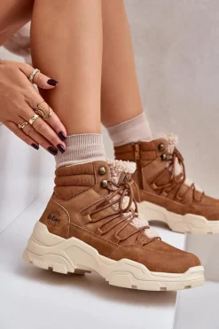 Trekkingowe Damskie|Botki Ocieplane><noscript><img width=