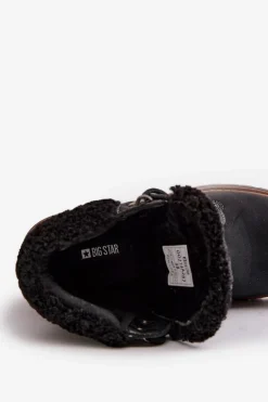 Botki Ocieplane|Damskie Trapery></noscript>Big Star Shoes Ocieplane Trapery Damskie Big Star OO274A287 Czarne Czarny