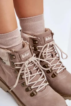 Trekkingowe Damskie|Botki Ocieplane><noscript><img width=