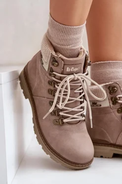 Trekkingowe Damskie|Botki Ocieplane><noscript><img width=