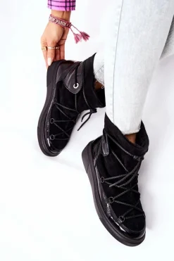 Śniegowce Damskie|Botki Ocieplane><noscript><img width=