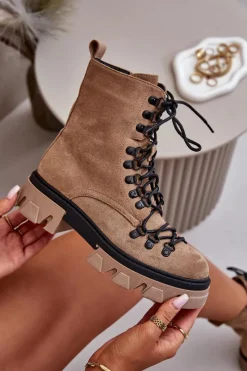 Damskie Trapery|Botki Sznurowane><noscript><img width=