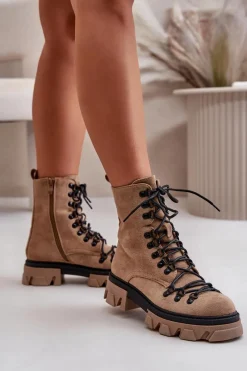 Damskie Trapery|Botki Sznurowane><noscript><img width=