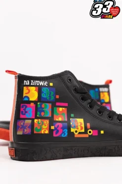 Outlet Oficjalne trampki męskie BIG STAR x WOŚP RR174651 Męskie Trampki Męskie Big Star|Trampki Wysokie