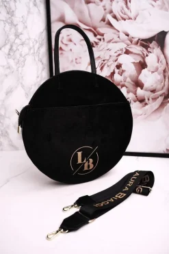 Torebki Klasyczne>Boto Okrągła Torebka Z Odpinanym Paskiem LAURA BIAGGI Czarna