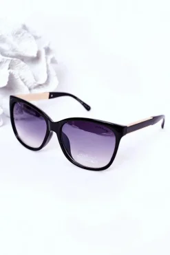 PRIUS Okulary Przeciwsłoneczne Czarne Z Szarym Ombre