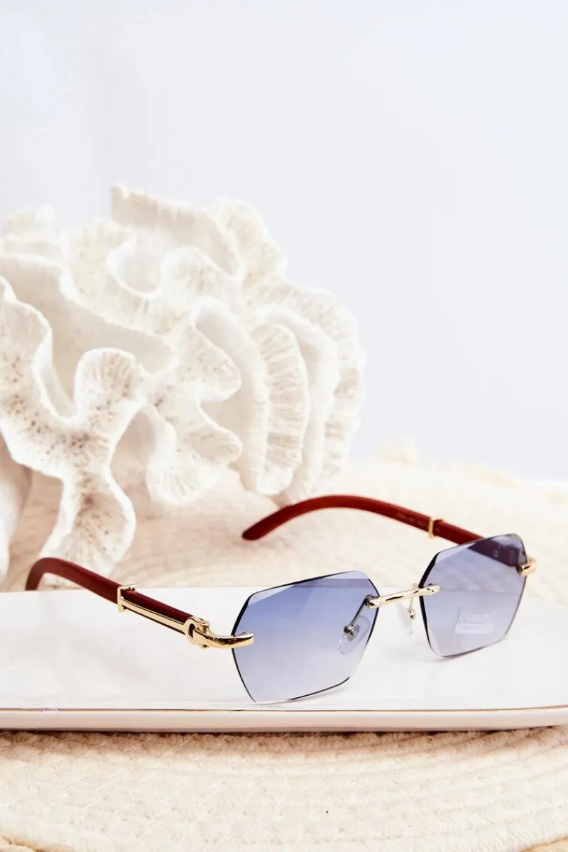 Hot Okulary Przeciwsłoneczne Damskie UV400 Brązowe Okulary