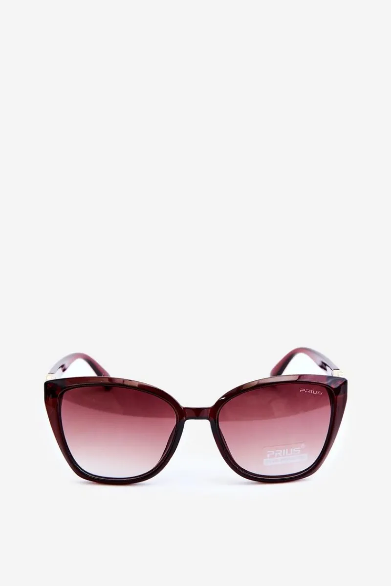 Best Boto Okulary Przeciwsłoneczne Damskie UV400 Ciemnobrązowe