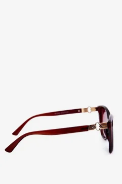 Best Boto Okulary Przeciwsłoneczne Damskie UV400 Ciemnobrązowe