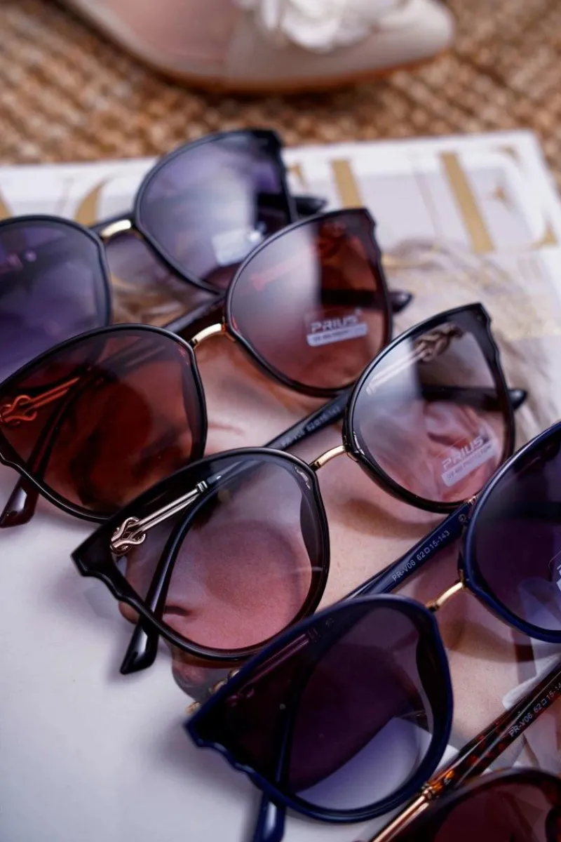 Discount Okulary Przeciwsłoneczne PR-V06 Brązowe Okulary