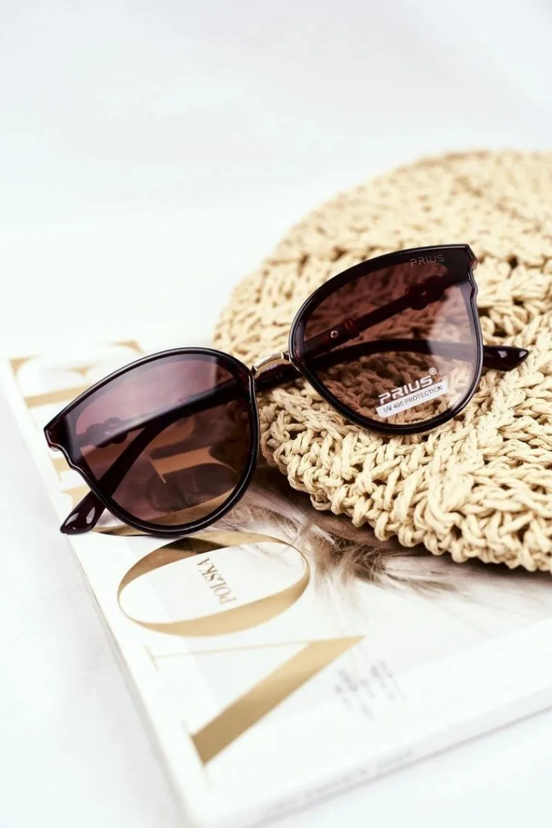 Clearance PRIUS Okulary Przeciwsłoneczne PR-V33/2 Brązowe Gradient