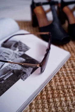 Hot Okulary Przeciwsłoneczne PR-V33 Brązowe Okulary