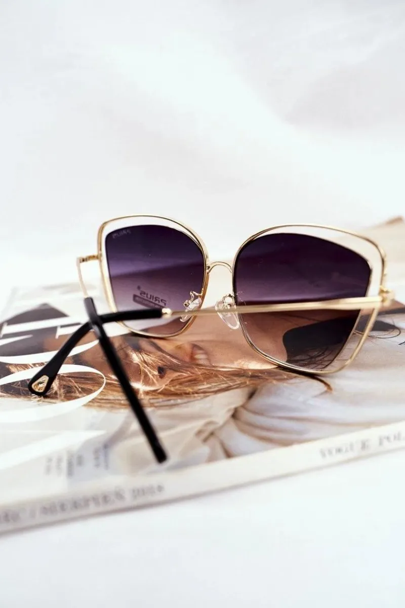 Best PRIUS Okulary Przeciwsłoneczne PRE-31 Czarny Gradient