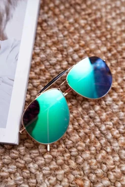 Outlet PRIUS Okulary Przeciwsłoneczne KRE-200 Zielone