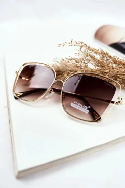 Best Okulary Przeciwsłoneczne PRE-31 Brązowy Gradient Okulary