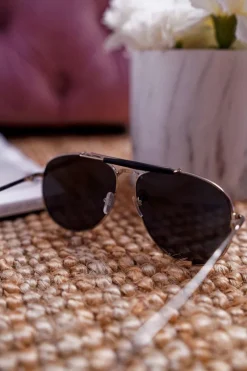 Outlet PRIUS Okulary Przeciwsłoneczne KRE-200 Czarno Szare