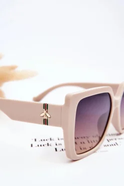 Sale Okulary Przeciwsłoneczne V130041X Beżowe Okulary