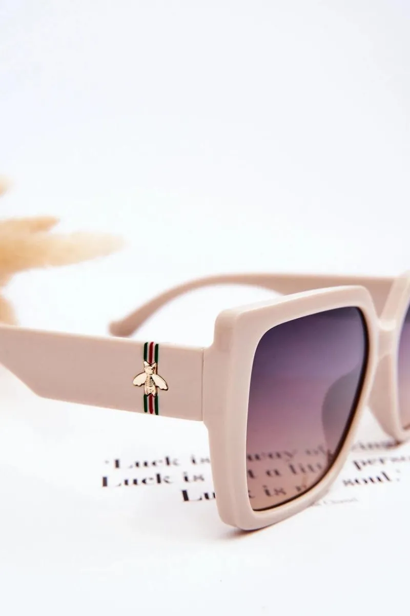 Sale Okulary Przeciwsłoneczne V130041X Beżowe Okulary