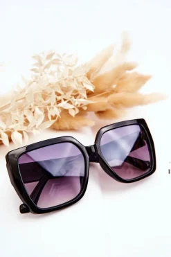 Best Boto Okulary Przeciwsłoneczne V130041X Czarne Gradient Fioletowy