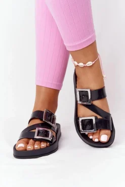 Hot ZAXY Pachnące Gumowe Klapki Eco Friendly HH285109 Czarne